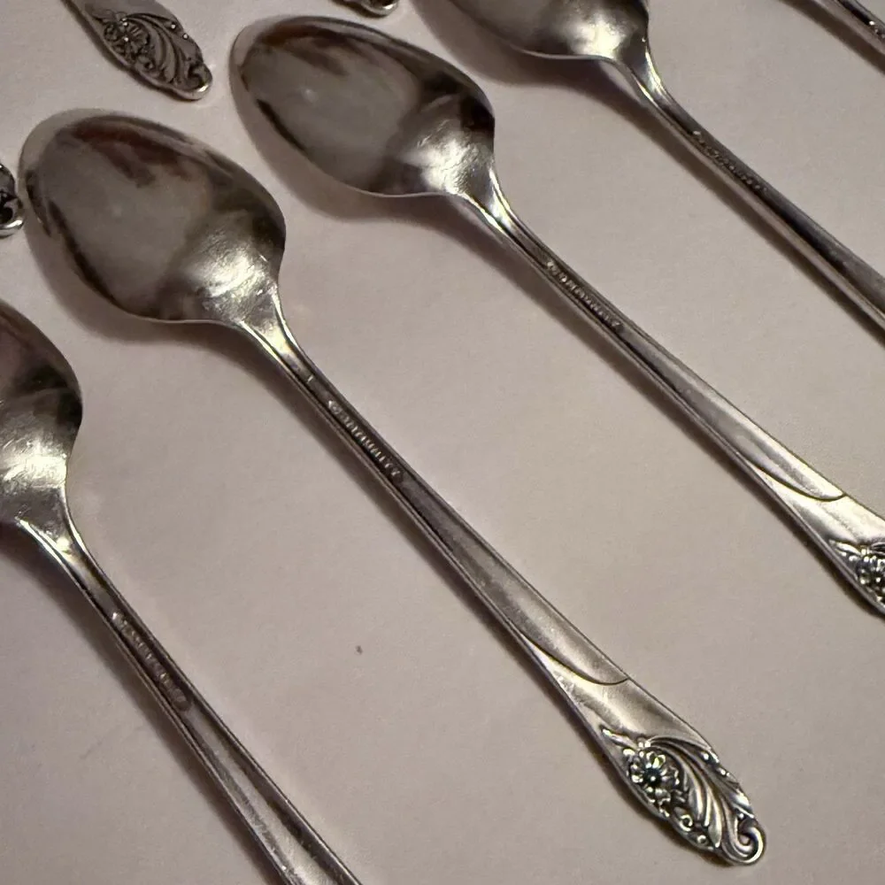 Community Stainless Set of 9 Spoons Small Style Classic
